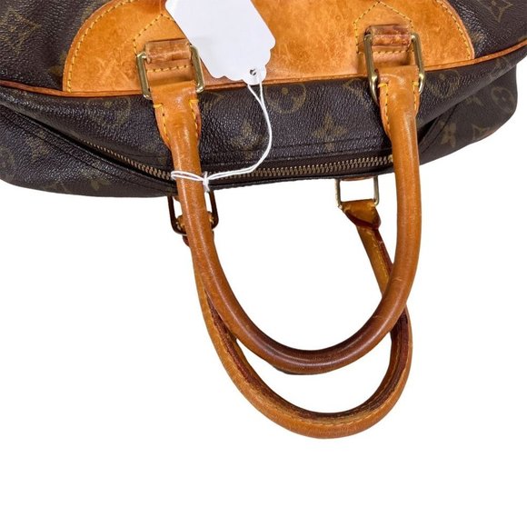 Authentic Louis Vuitton Satchel Bag Deauville Monogram Used LV Handbag Vintage - Picture 7 of 13